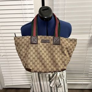 Gucci vintage tote shoulder bag
